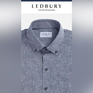 Ledbury Men’s Chambray Blue Shirt